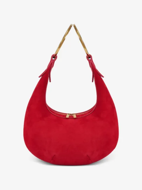 POTAMY Mini-Tasche aus Wildleder mit Ring