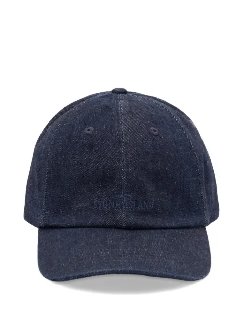 Stone Island logo-embroidered cotton hat