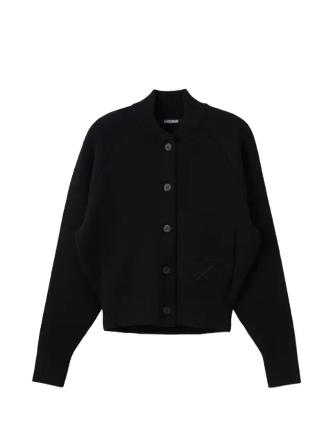 Jacquemus — Lavande embroidered cardigan