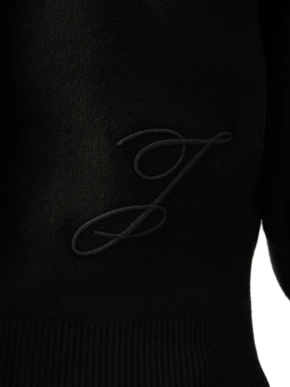 Jacquemus Lavande vest met borduurwerk Zwart
