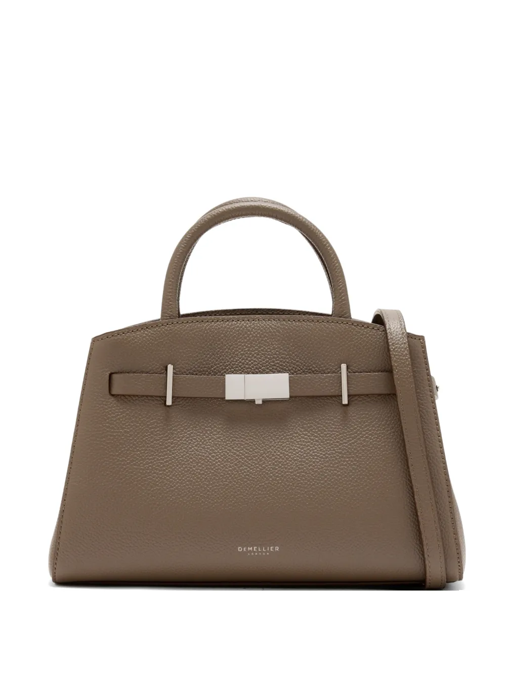 Demellier The Hudson Tote Bag In Brown