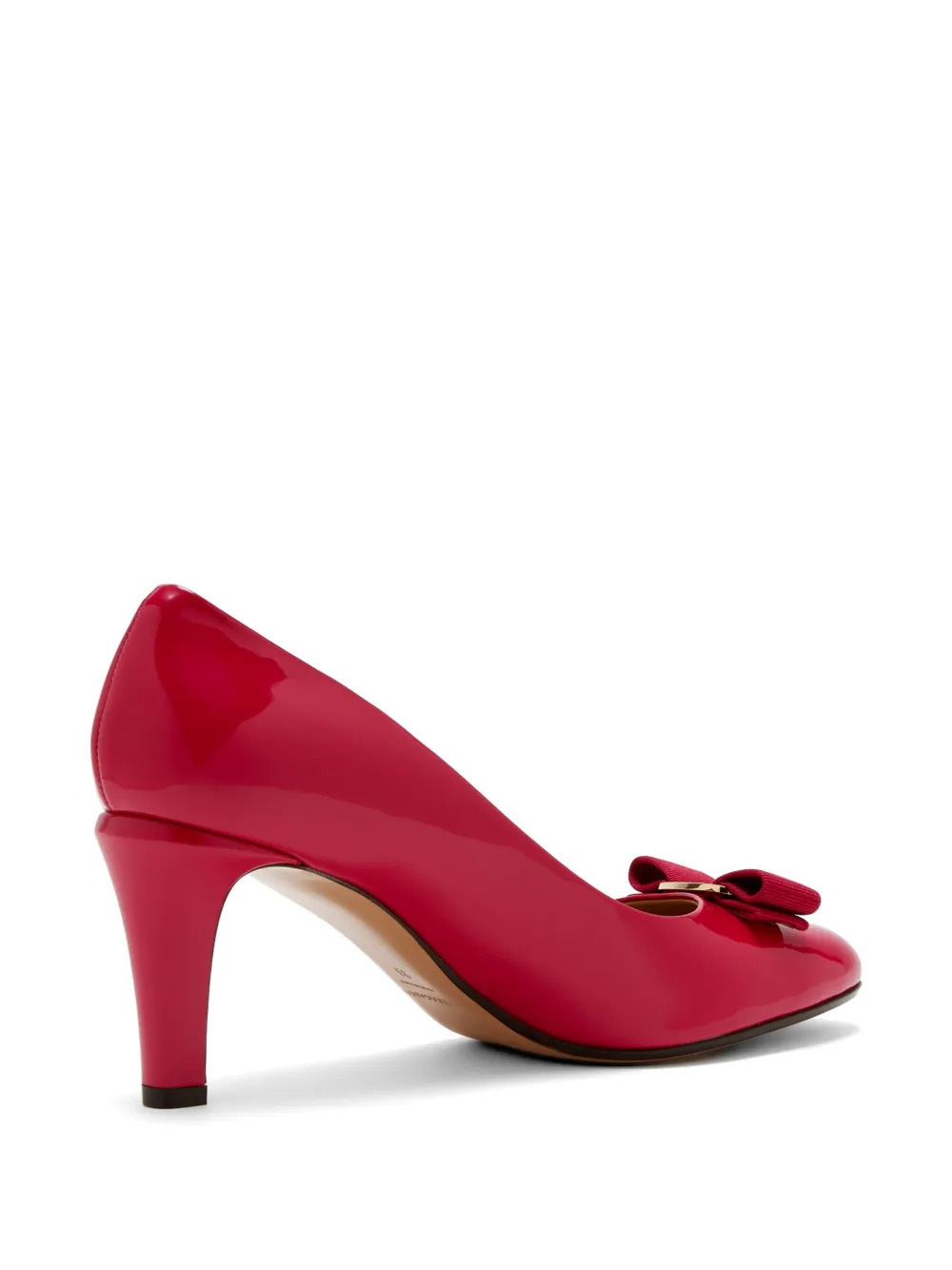 Ferragamo Pumps met strikdetail Rood