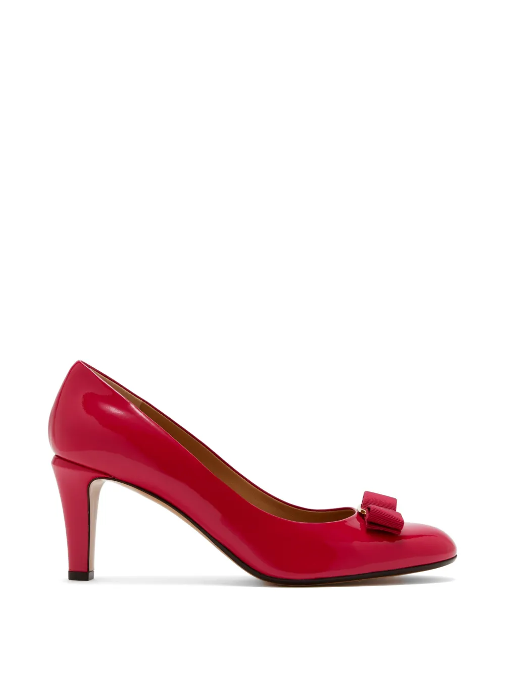 Ferragamo Bow-detail Pumps In Red