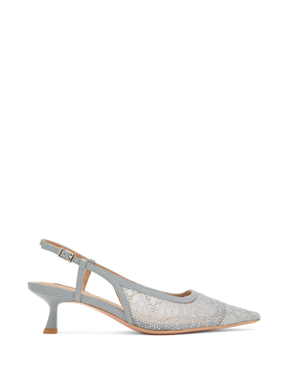 Nicoli Embellished Pumps In Gray