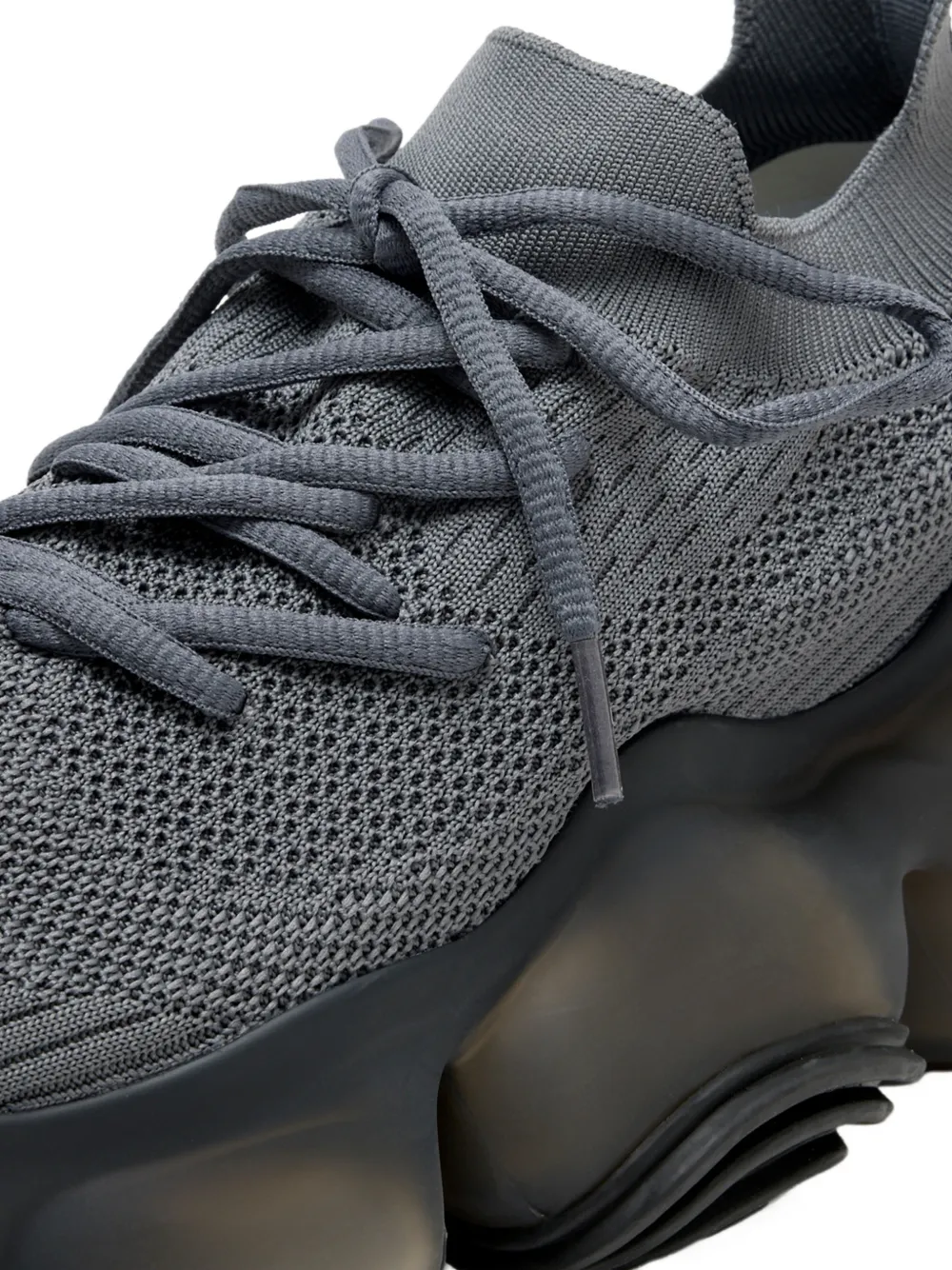 GROUNDS Matte sneakers met veters Grijs