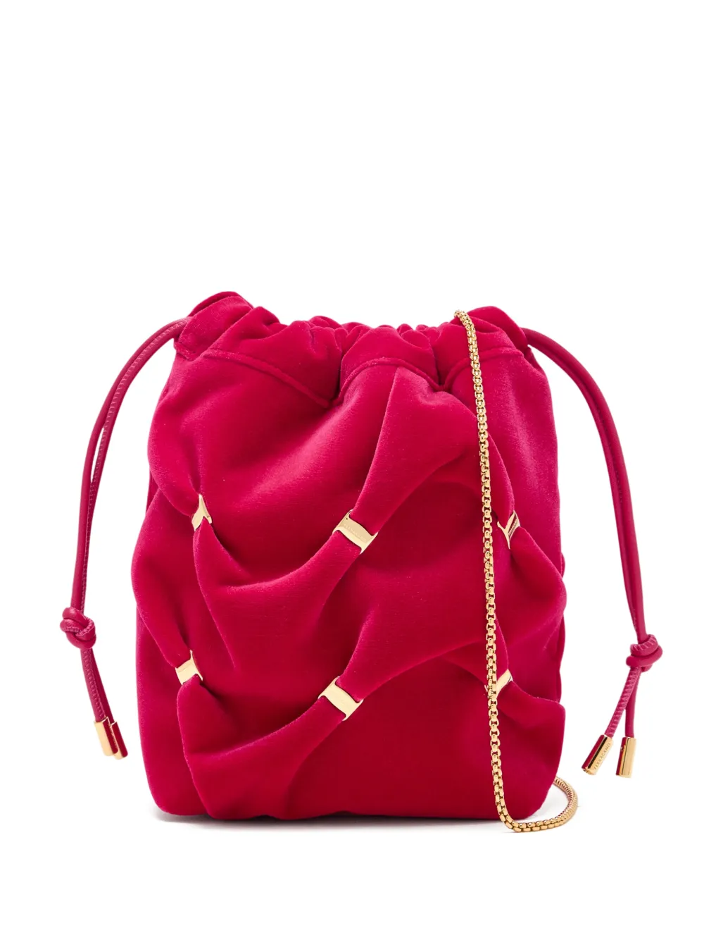 Ferragamo Varini drawstrings crossbody bag - Rosa