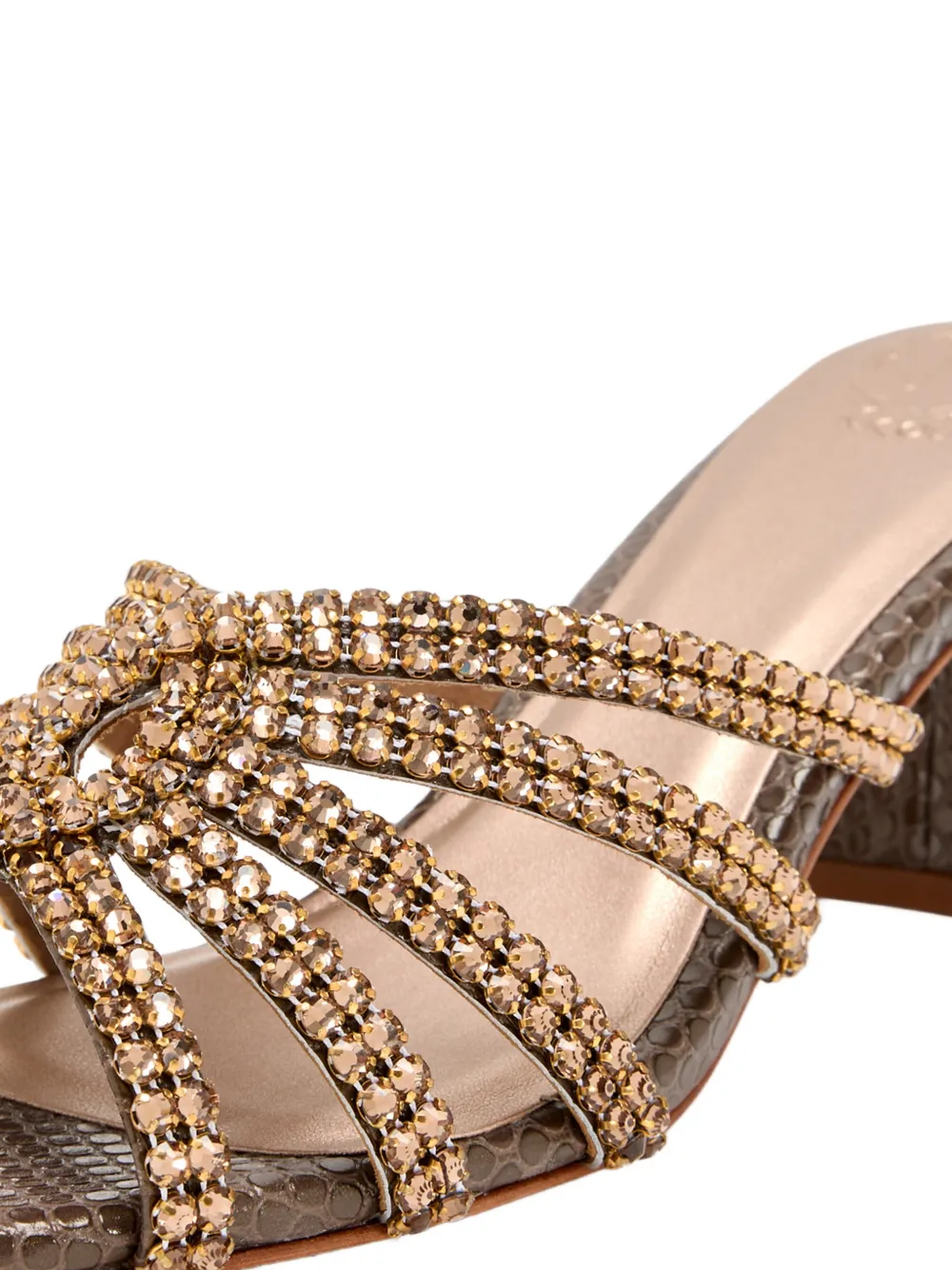 NICOLI Sandalen met bandjes Grijs