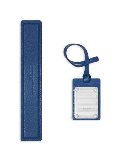 FPM Milano metal leather address tag