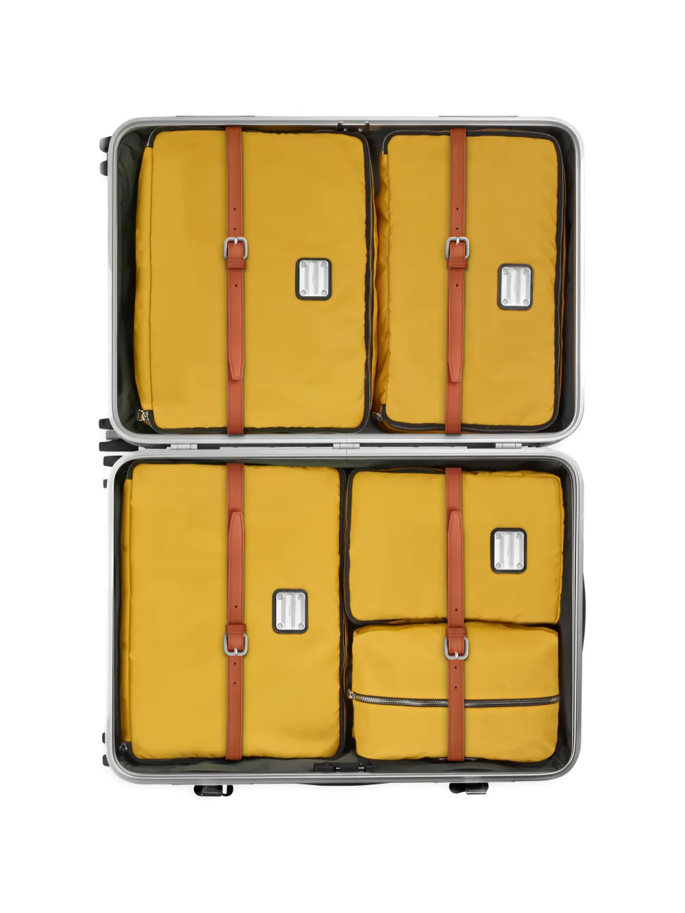  Fpm Milano Zip Packing Cube Travel Kit - Yellow 