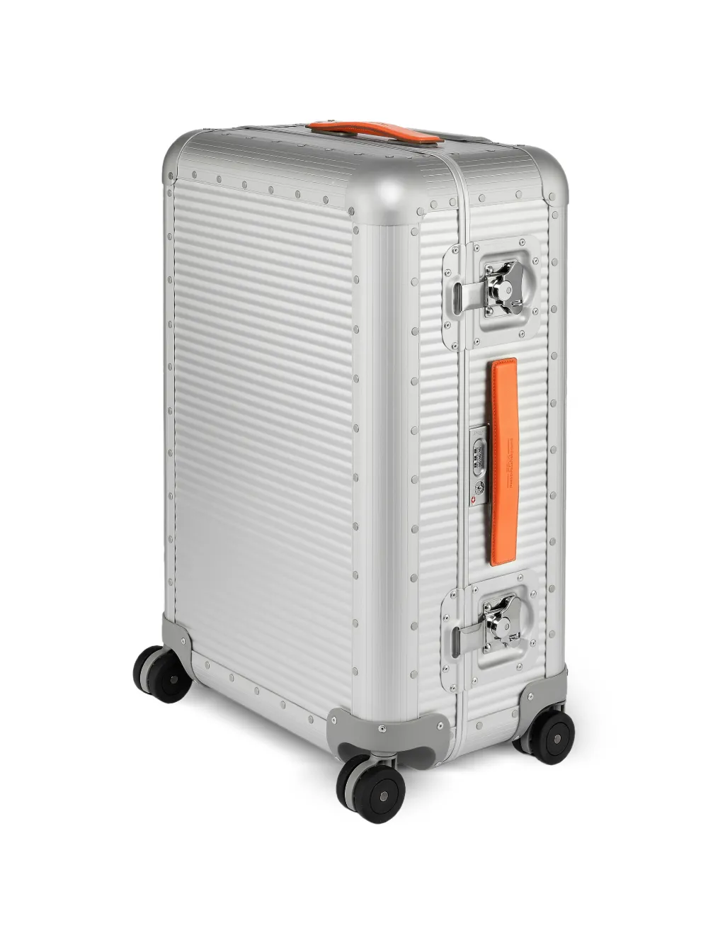  Fpm Milano Leather Luggage Handle - Orange 