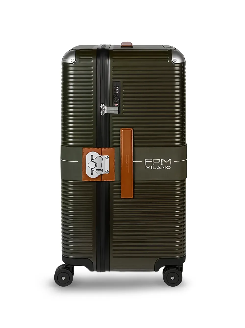  Fpm Milano Bank Zip Dlx Butterfly Lock Luggage - Green 