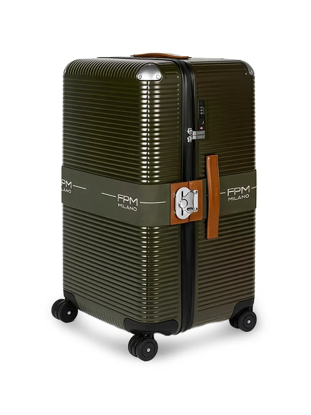  Fpm Milano Bank Zip Dlx Butterfly Lock Luggage - Green 