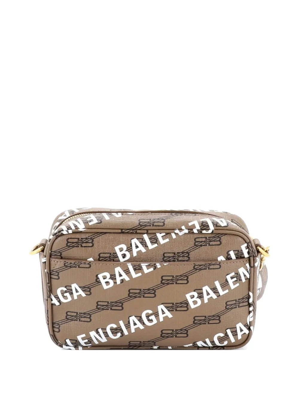 Balenciaga Pre-Owned Signature Camera Bag BB Monogram Coated Canvas Small crossbody bag - Marrone