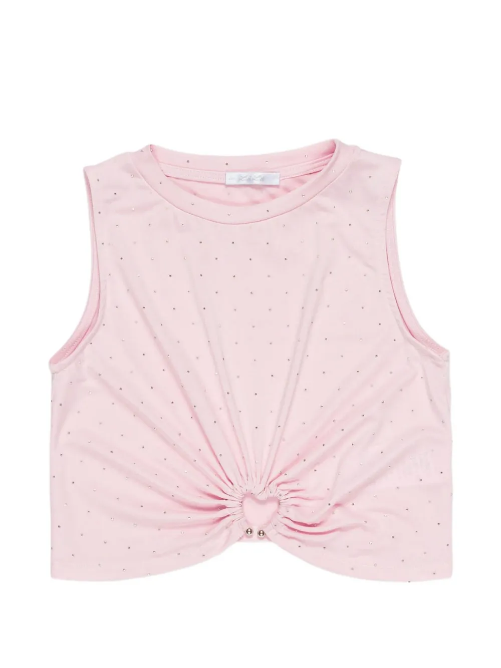 Miss Grant Kids knot embellished top - Rosa