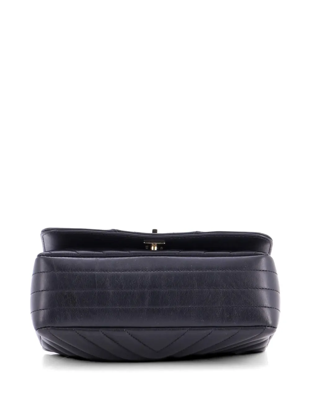 Statement Flap Bag Chevron Calfskin Mini Crossbody Bag