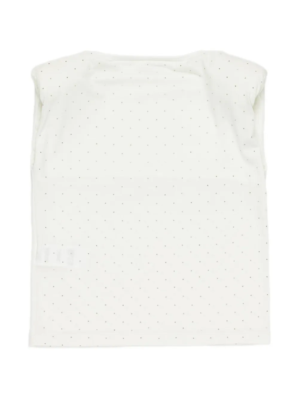 Miss Grant Kids T-shirt met studs Beige