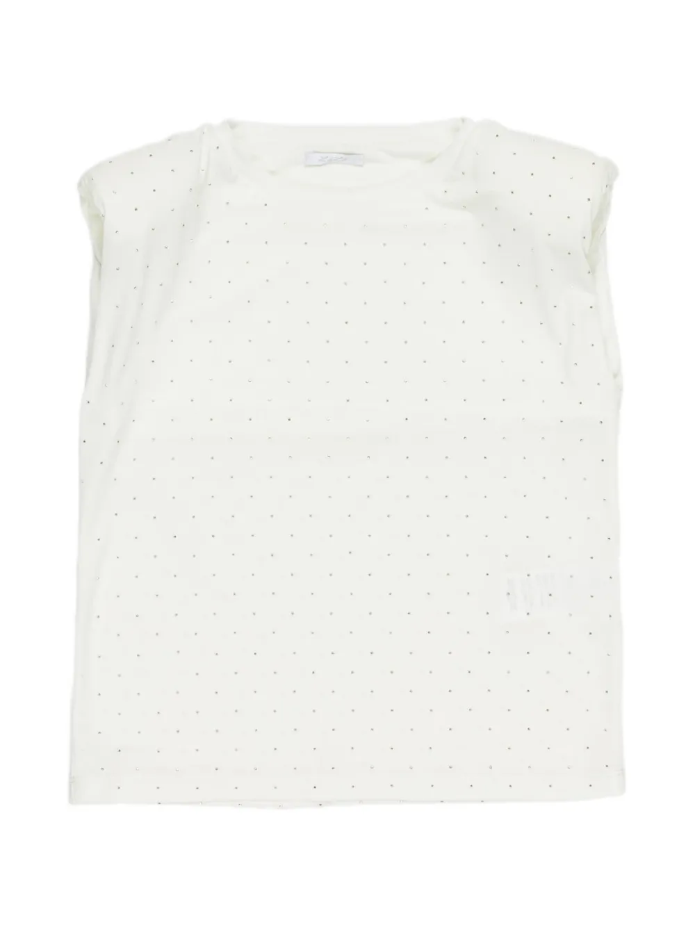 Miss Grant Kids studded T-shirt - Toni neutri