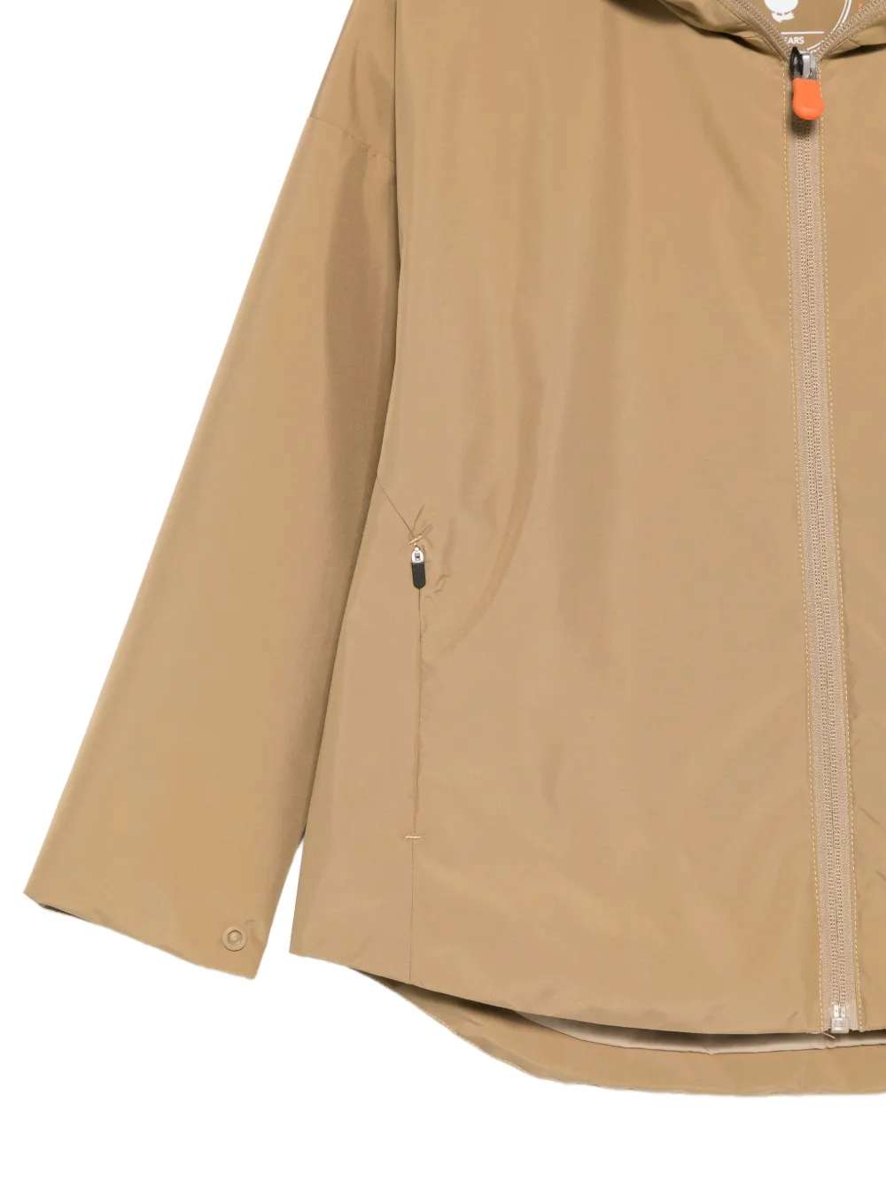  Save The Duck Kids Cybele Hooded Jacket - Brown 