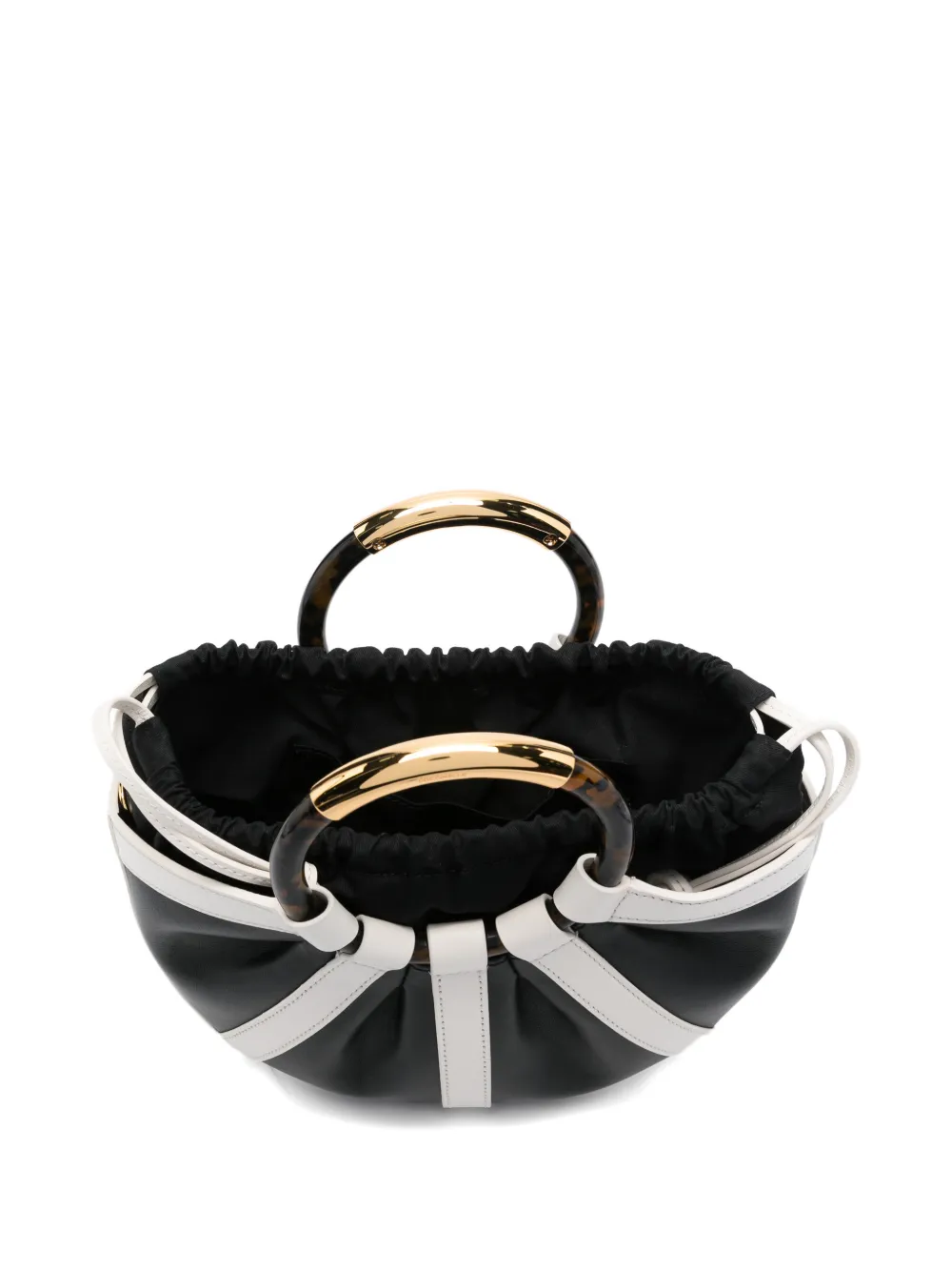 Coccinelle Leren shopper met ronde handgreep Zwart