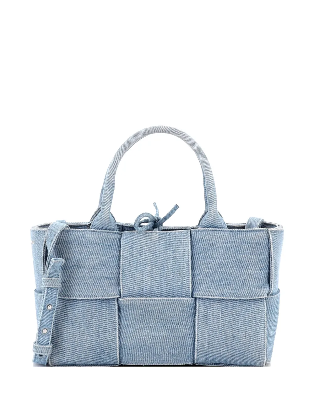 Bottega Veneta Pre-Owned Arco Maxi Intrecciato Denim Mini tote bag - Blu