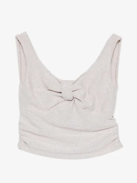Miss Grant Kids top fruncido con moño