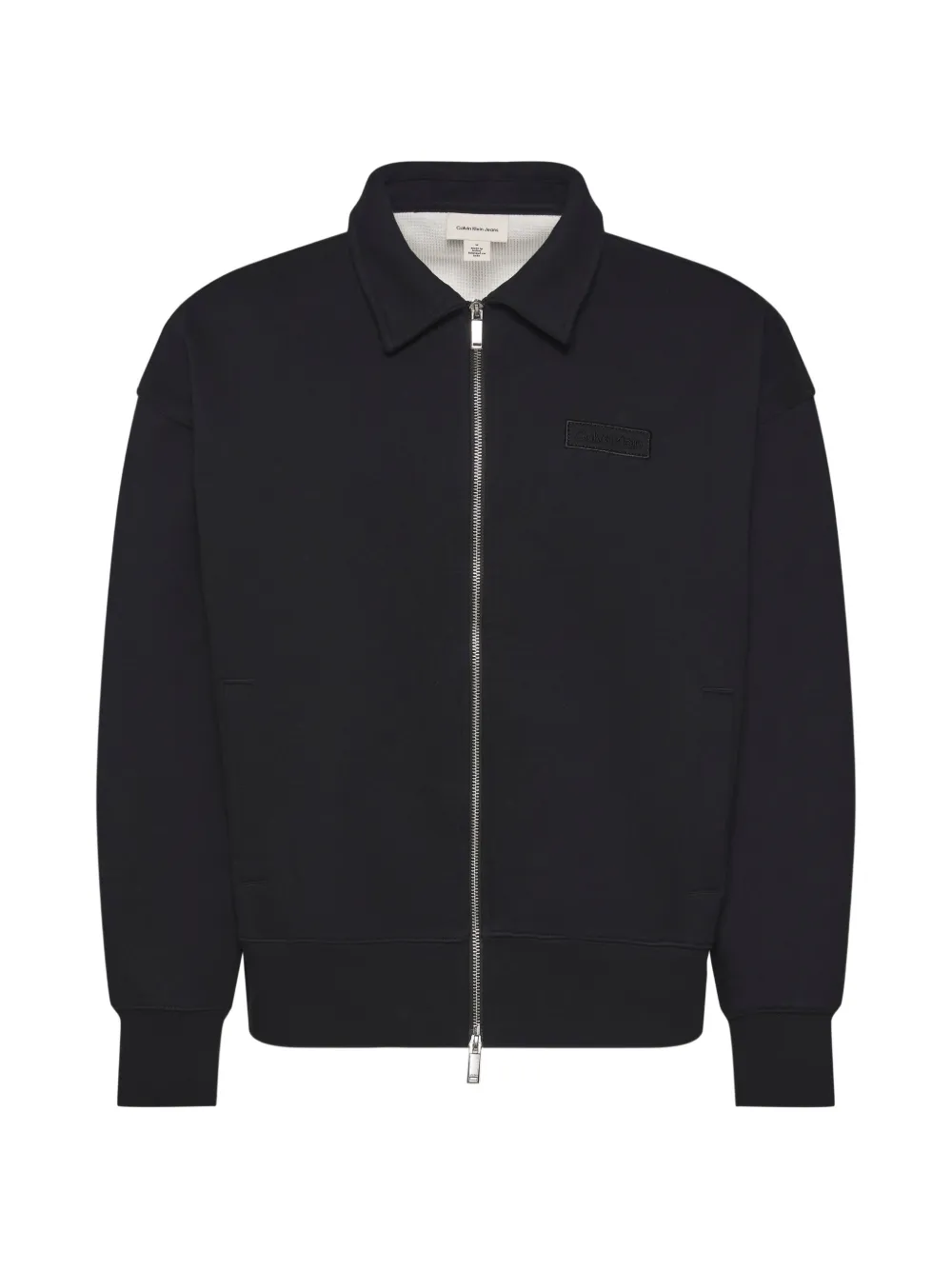 Calvin Klein zip boxy jacket - Grigio