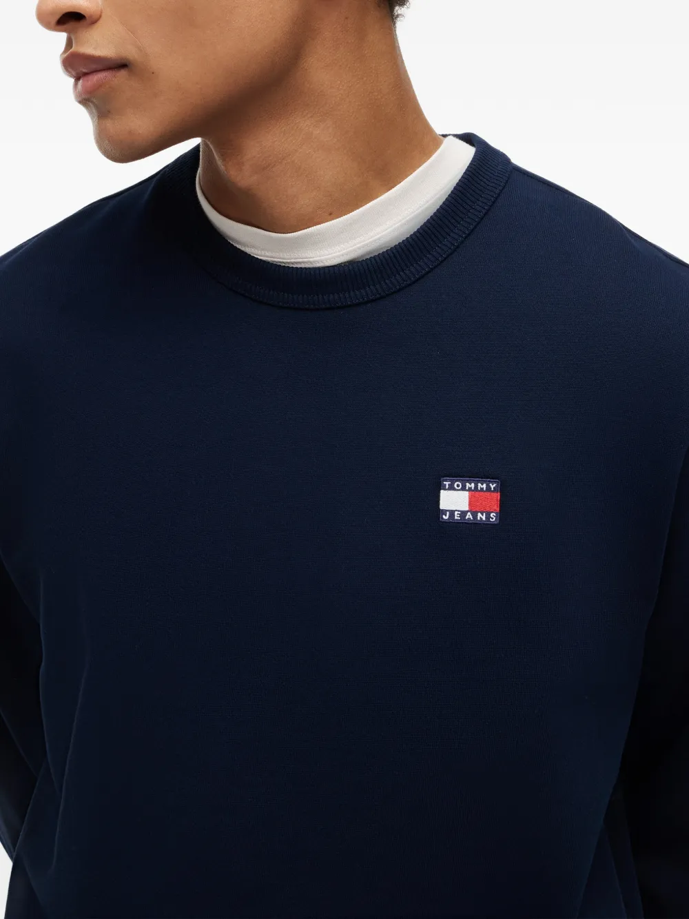 Tommy Hilfiger Sweater met logo Blauw
