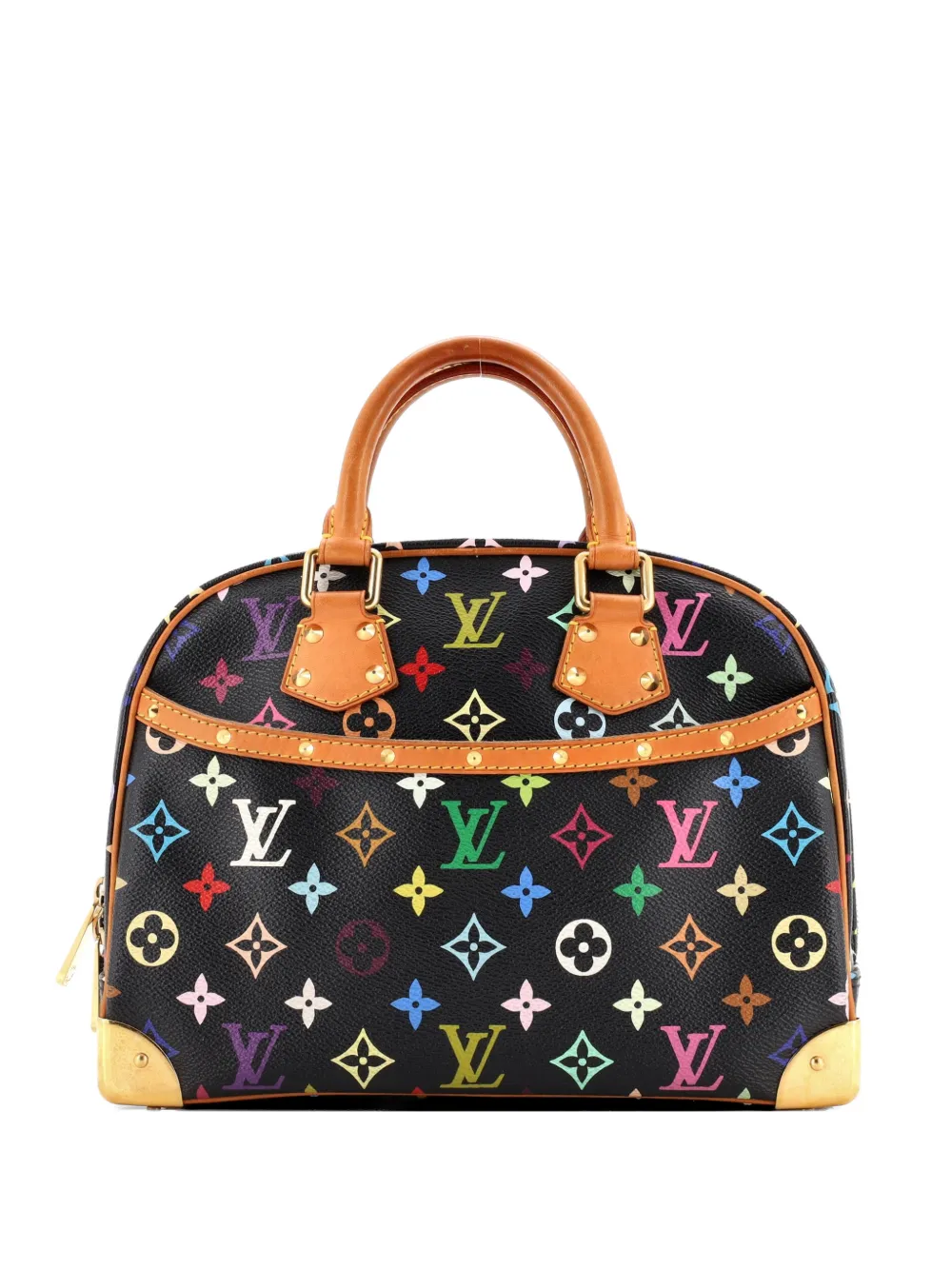 Louis Vuitton Pre-Owned Trouville Handbag Monogram Multicolor satchel - Nero