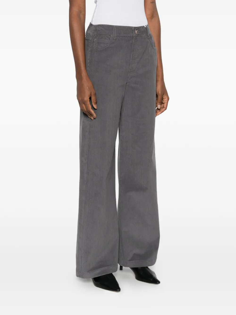  I Blues Martin Corduroy Trousers - Grey 