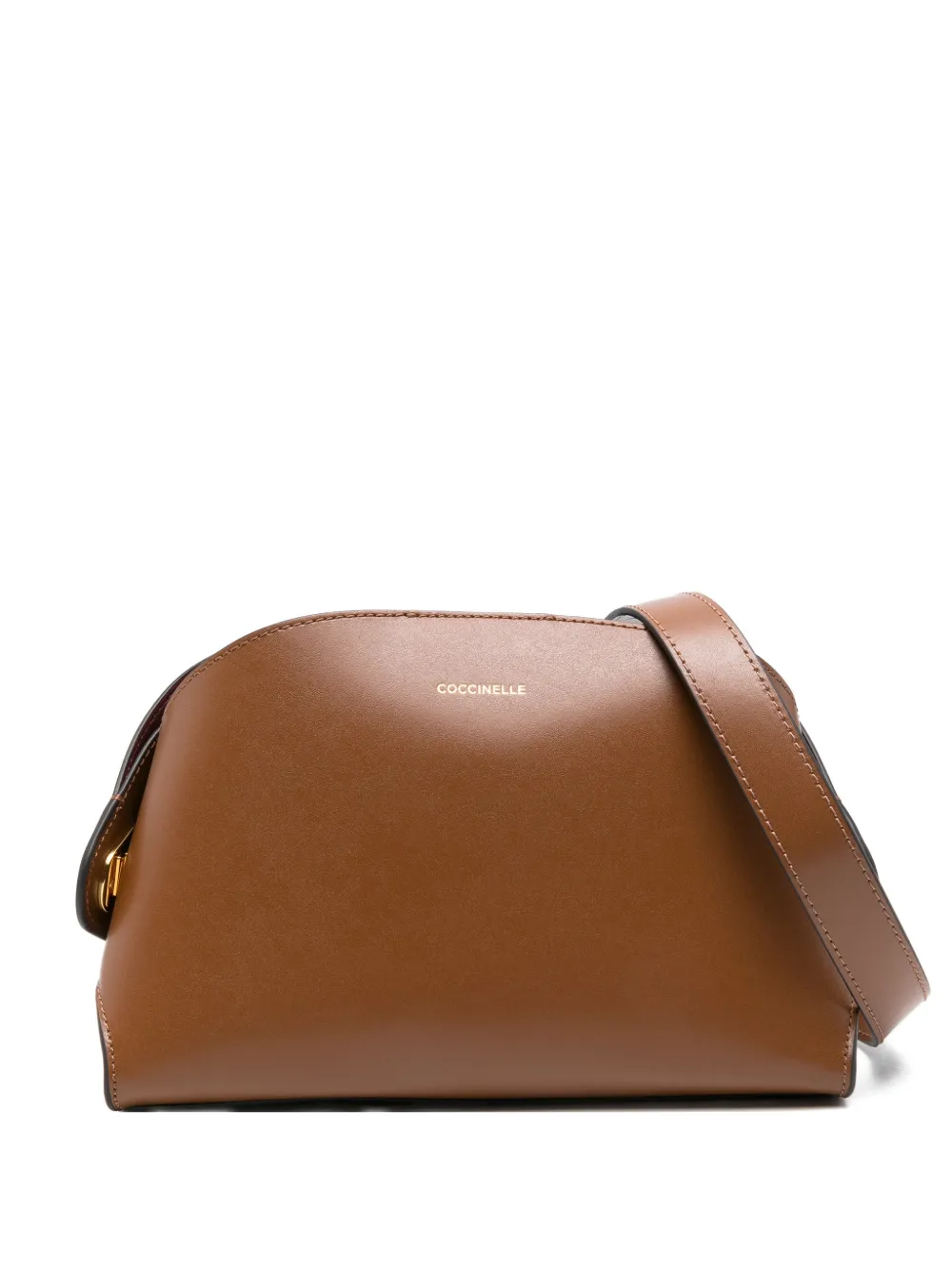 Coccinelle Clutch in pelle - Marrone