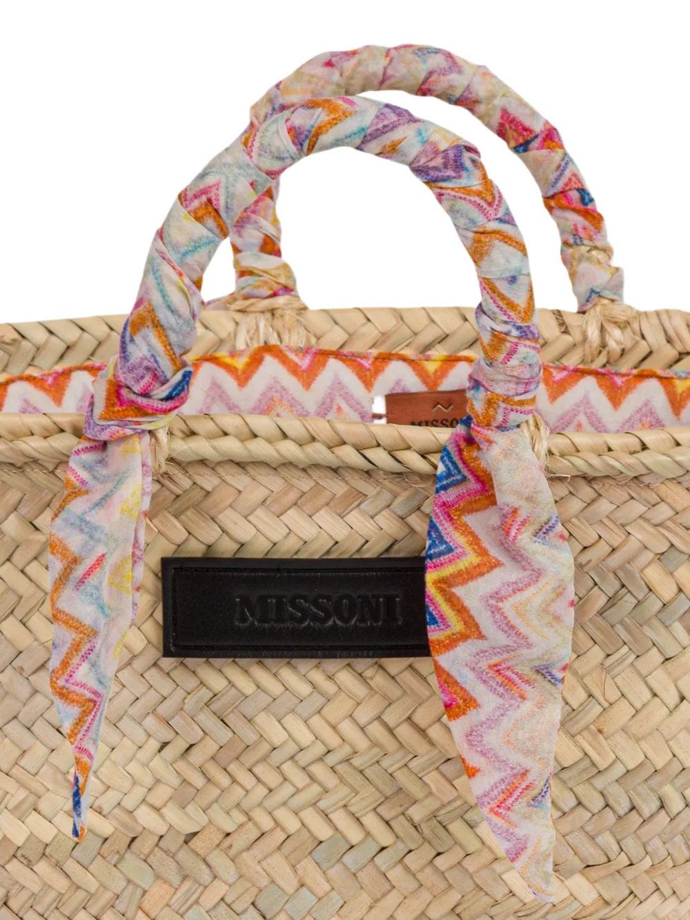  Missoni Kids Woven Tote Bag - Neutrals 