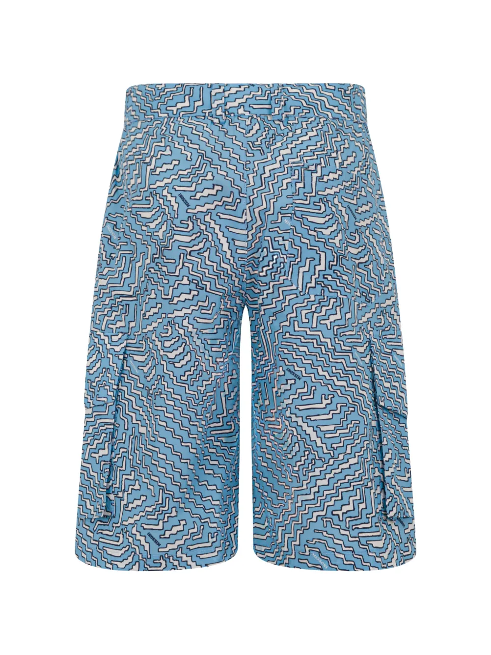 Missoni Kids Patterned Cargo Shorts - Blue 