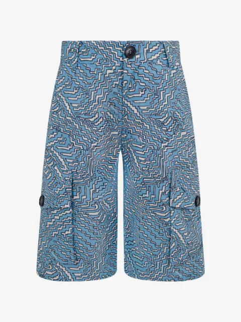 Missoni Kids شورت كارغو منقوش