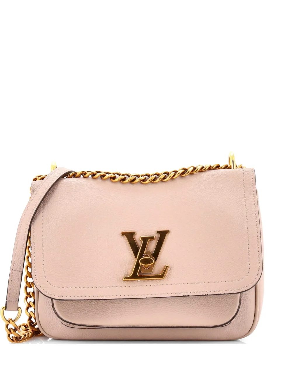 Louis Vuitton Pre-Owned Lockme Chain Bag Leather East West shoulder bag - Toni neutri