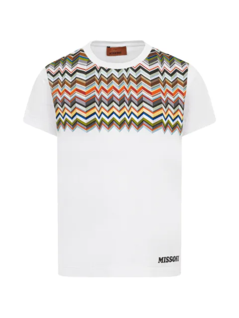 Missoni Kids chevron-pattern T-shirt