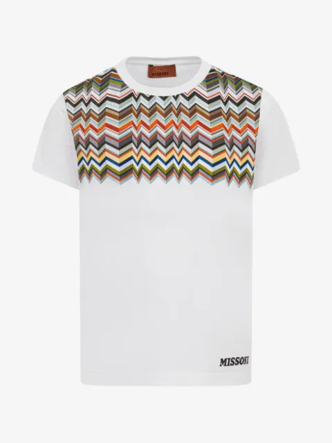 Missoni Kids chevron-pattern T-shirt