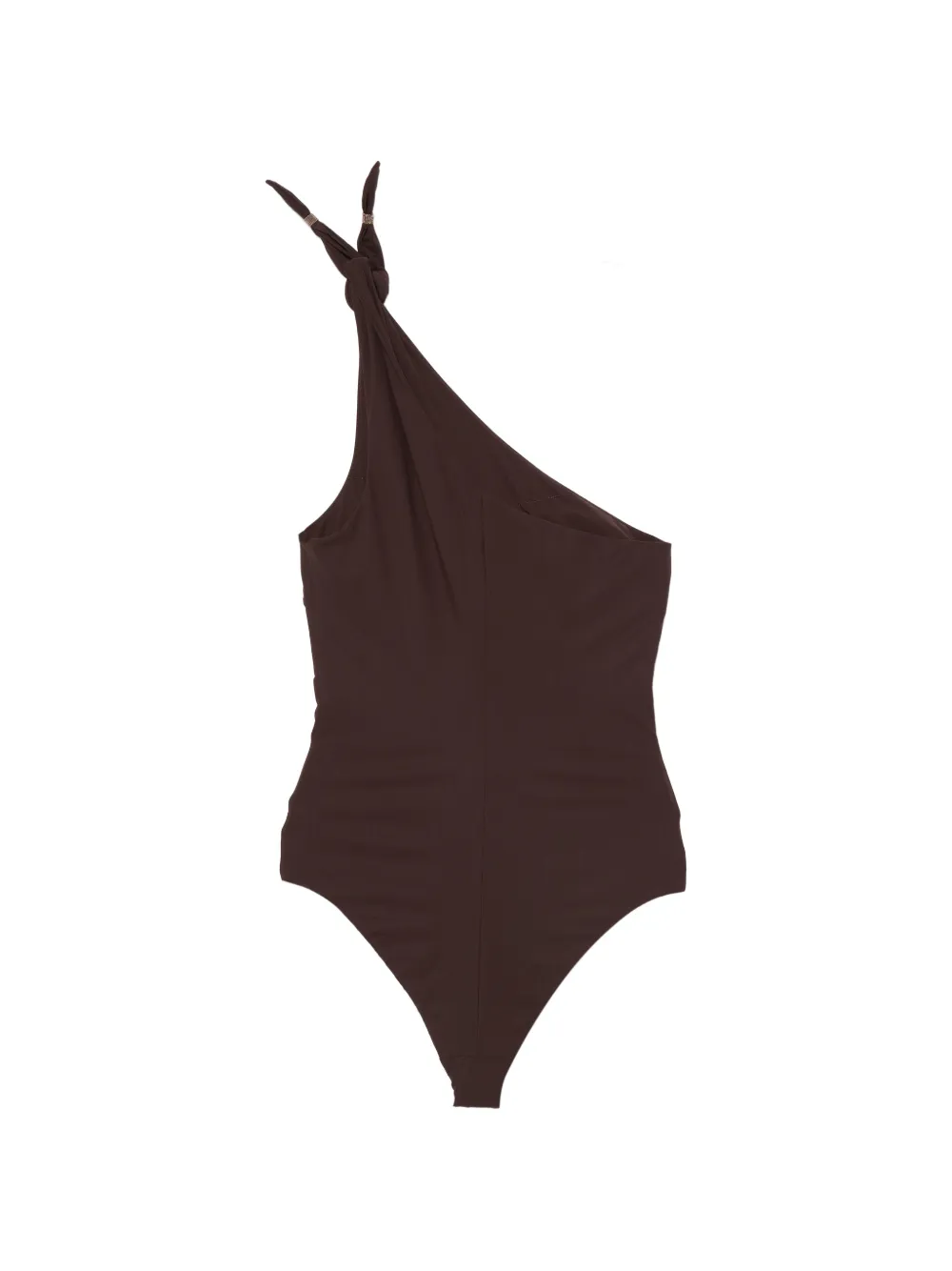 One-Shoulder Knot-Detail Swimsuit