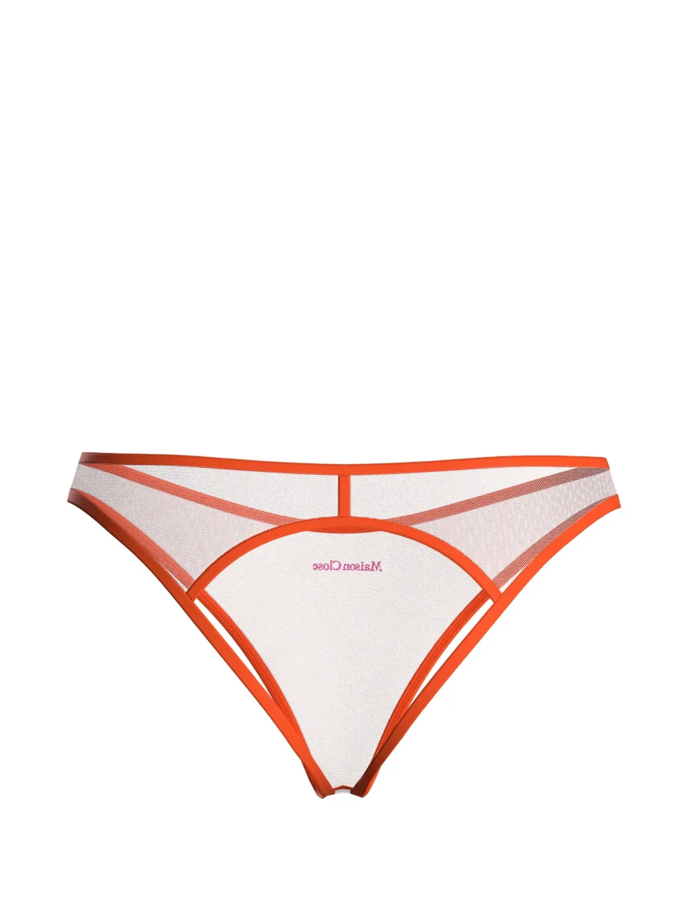  Maison Close Panorama Open-back Briefs - Neutrals 