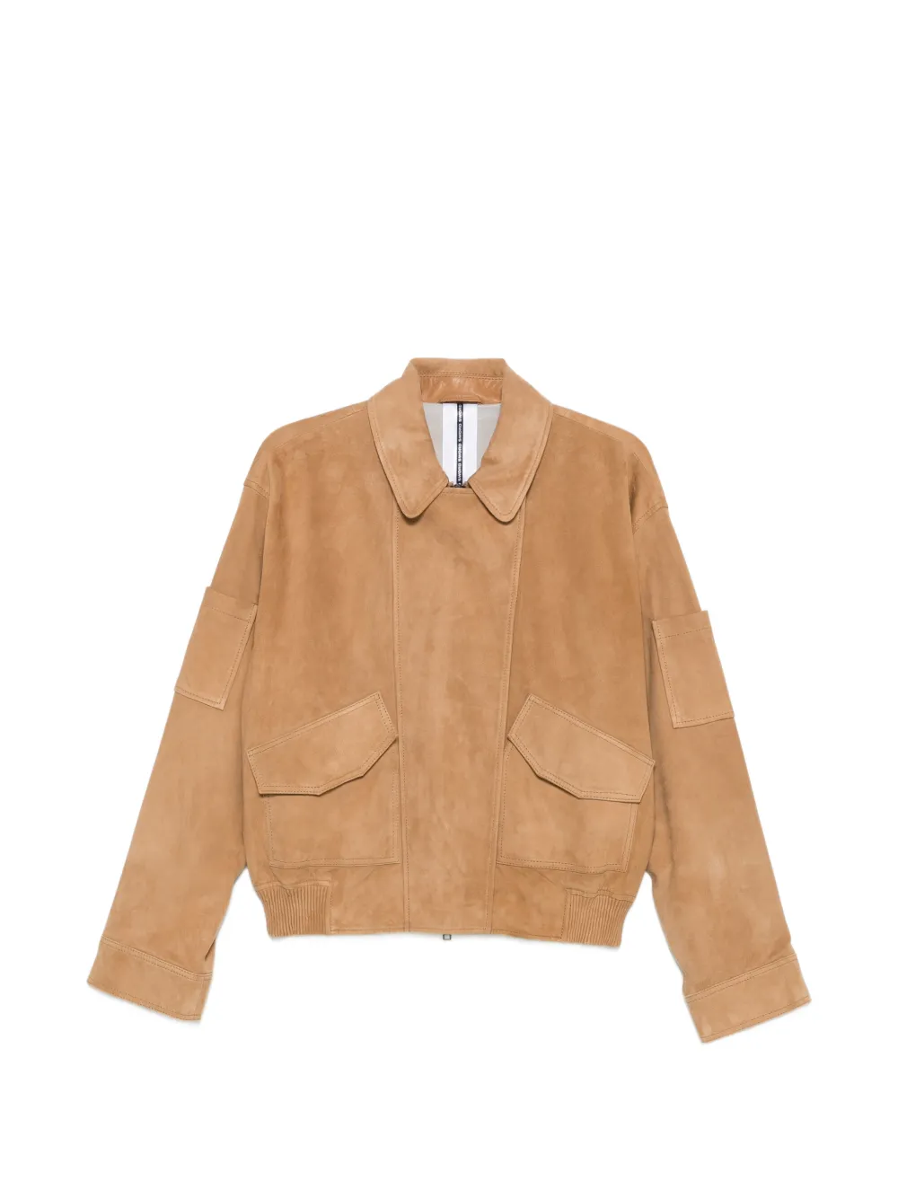 Sword 6.6.44 Patch Pocket Bomber Jacket In Brown