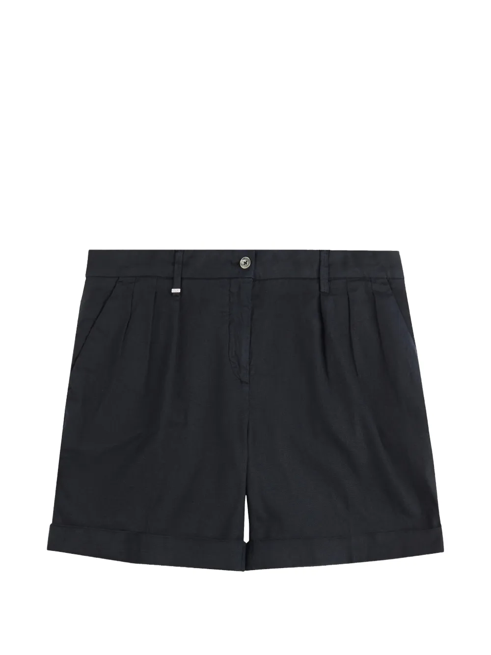 Fay pleated shorts - Blu