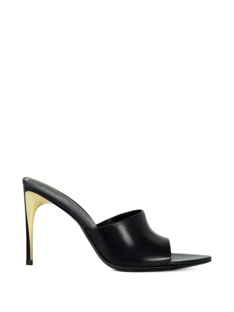 POTAMY pointed leather mules