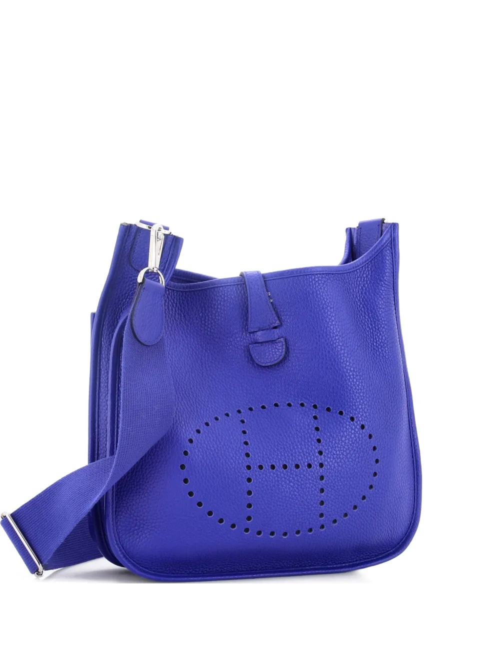 Hermès Pre-Owned Evelyne Bag Gen III Clemence PM crossbody bag - Blu
