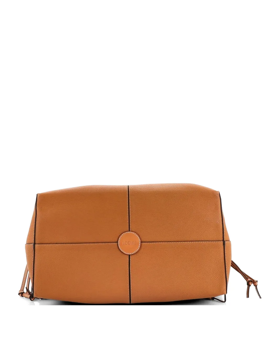 Loewe Pre-Owned Cushion Leather Large tote bag - Marrone