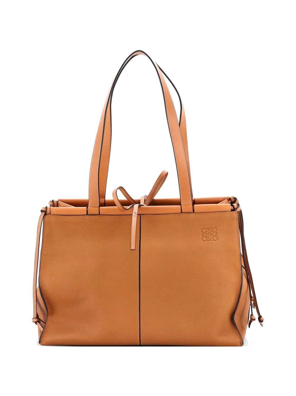 Loewe Pre-Owned Cushion Leather Large tote bag - Marrone