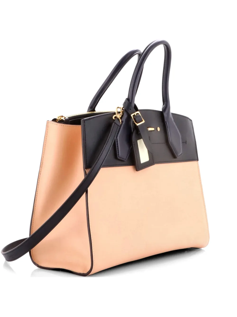 Louis Vuitton Pre-Owned City Steamer Handbag Leather MM tote bag - Nero