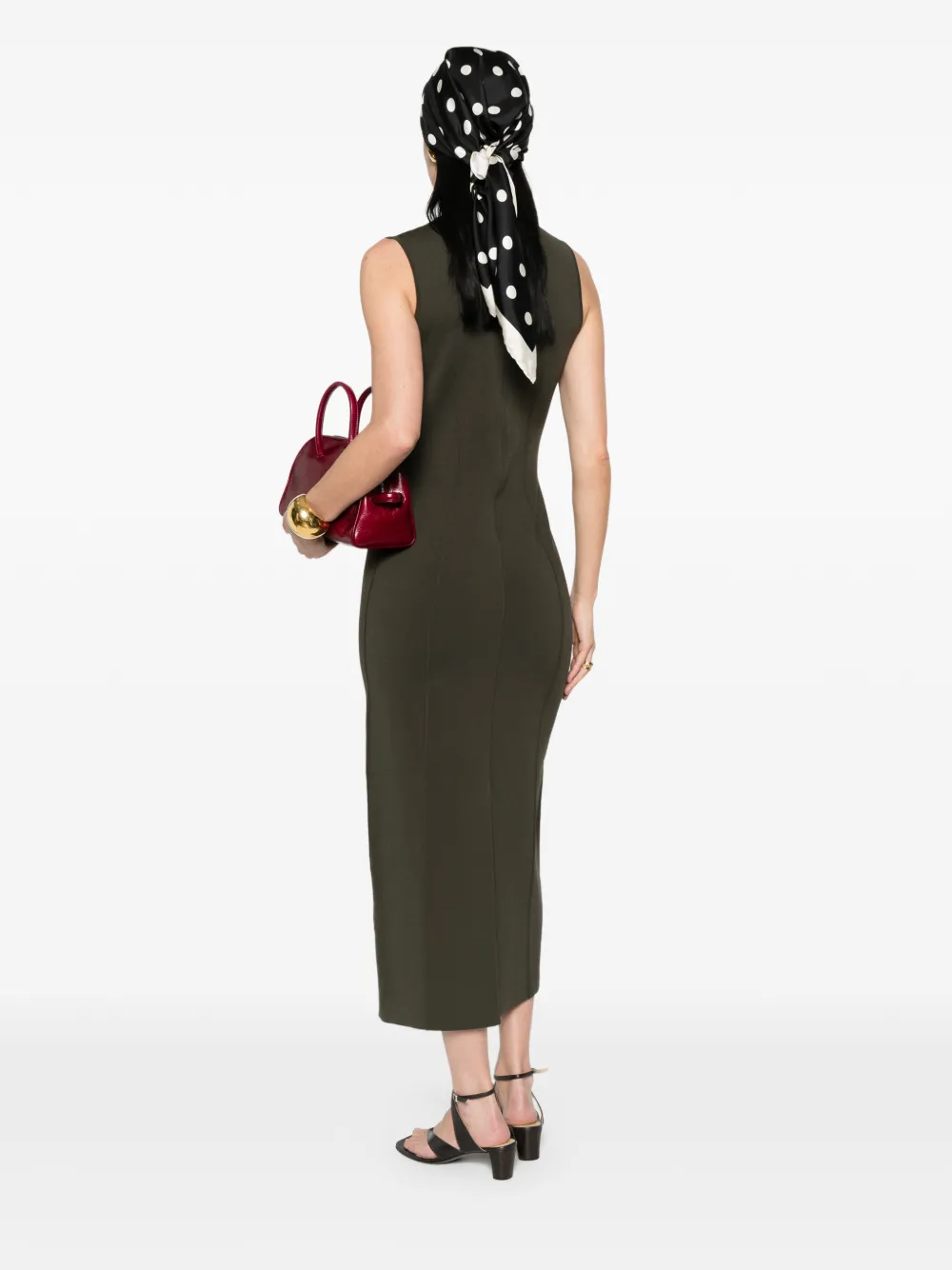  Joseph Mille Panelled Midi Dress - Green 