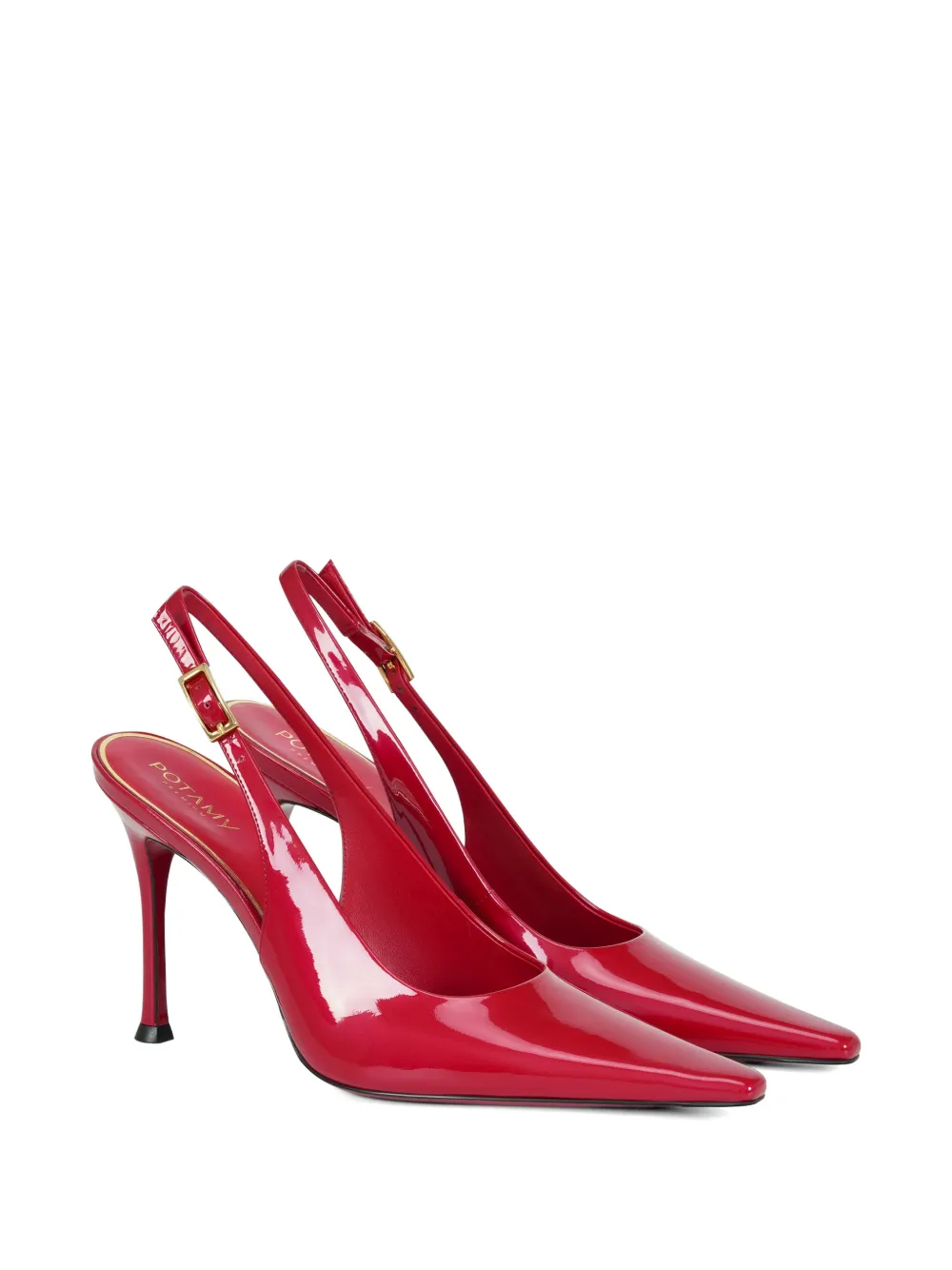 POTAMY Slingback pumps Rood