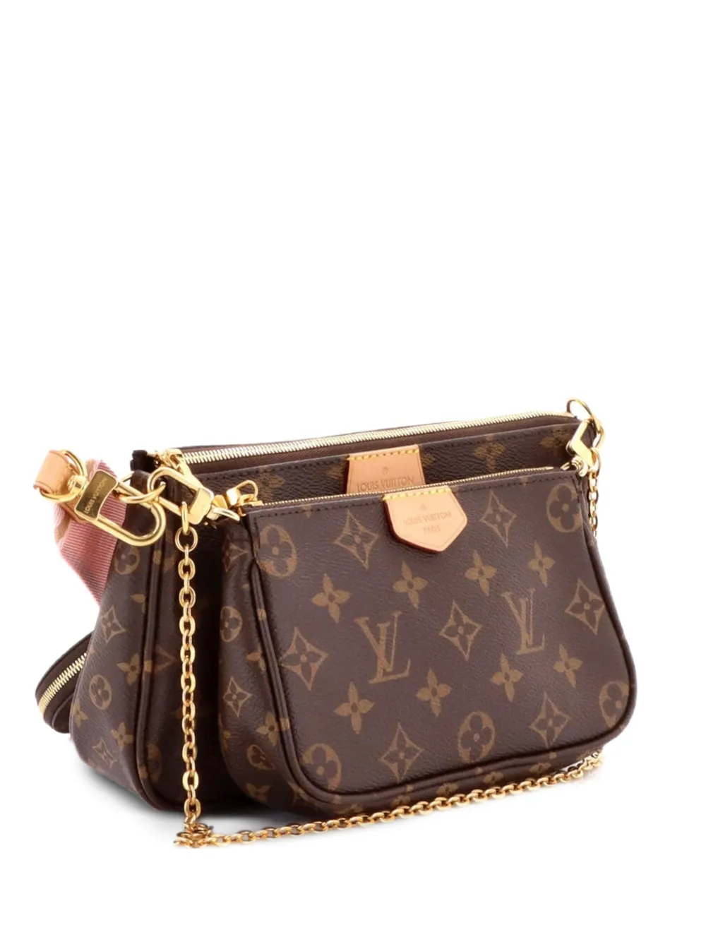 Louis Vuitton Pre-Owned Multi Pochette Accessoires Monogram Canvas crossbody bag - Marrone