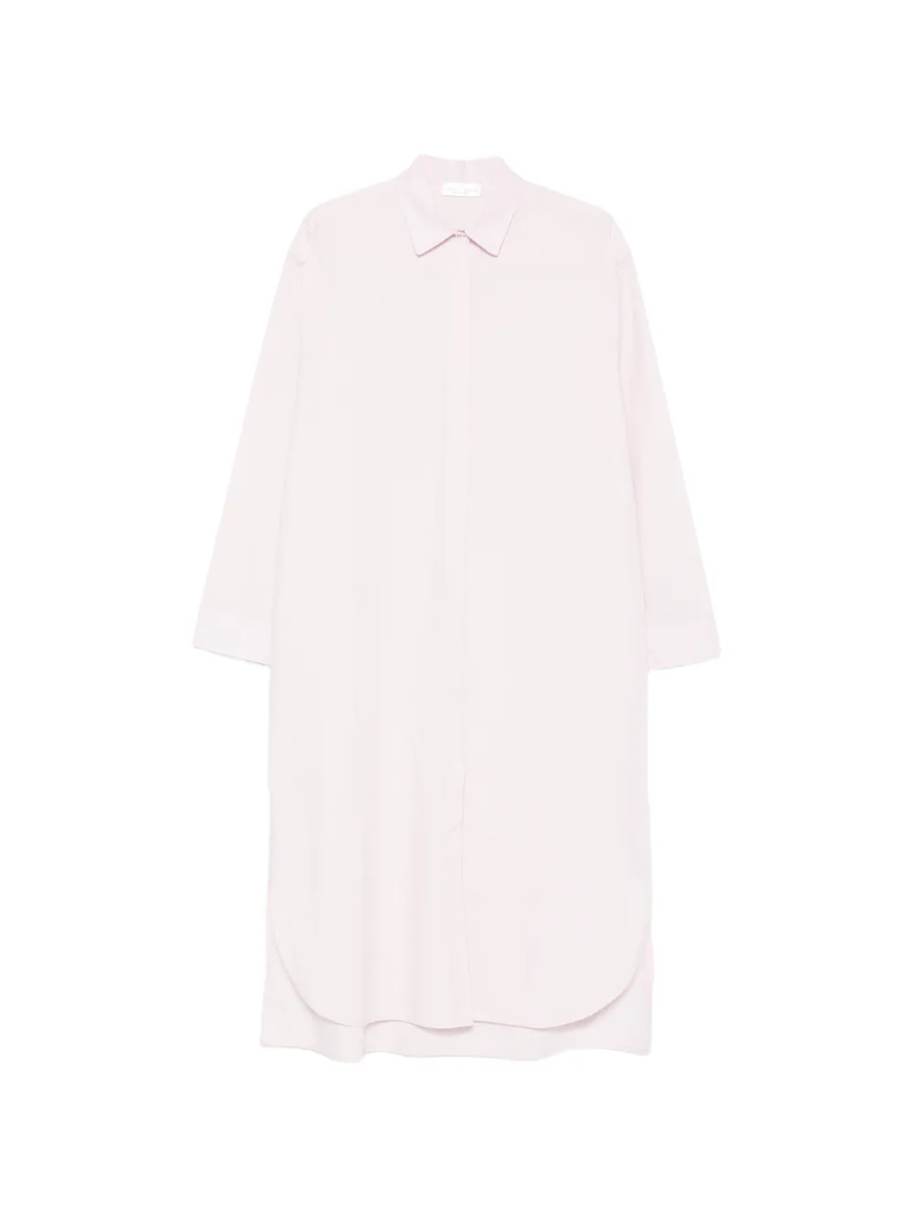 Roberto Collina collared midi dress - Rosa
