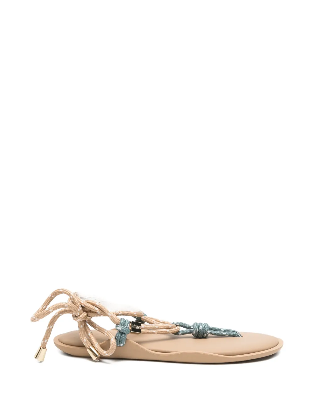Flòwze rope-detail wrap-around sandals